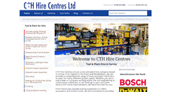 Desktop Screenshot of cthhire.co.uk